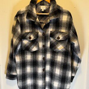 TIME & TRU Shacket Large